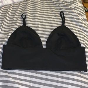 UO Black Bralette Top